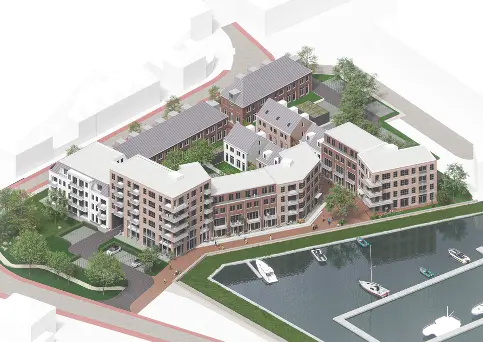 73 woningen aan de Bovenhaven in Kampen