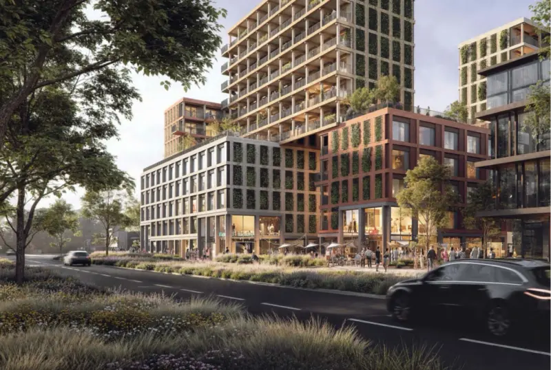 X woningen aan de Zwartewaterallee in Zwolle