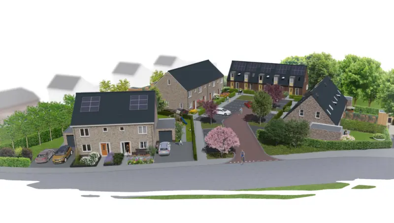 14 stijlvolle woningen aan de  Holstweg op Den Nul